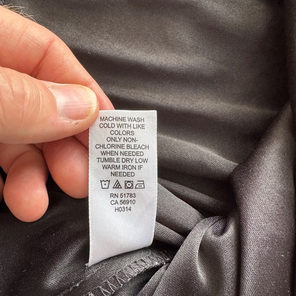 Maurices X-Small Split Front Maxi Dress Red/Black/White Babydoll Spaghetti Strap - Picture 12 of 16